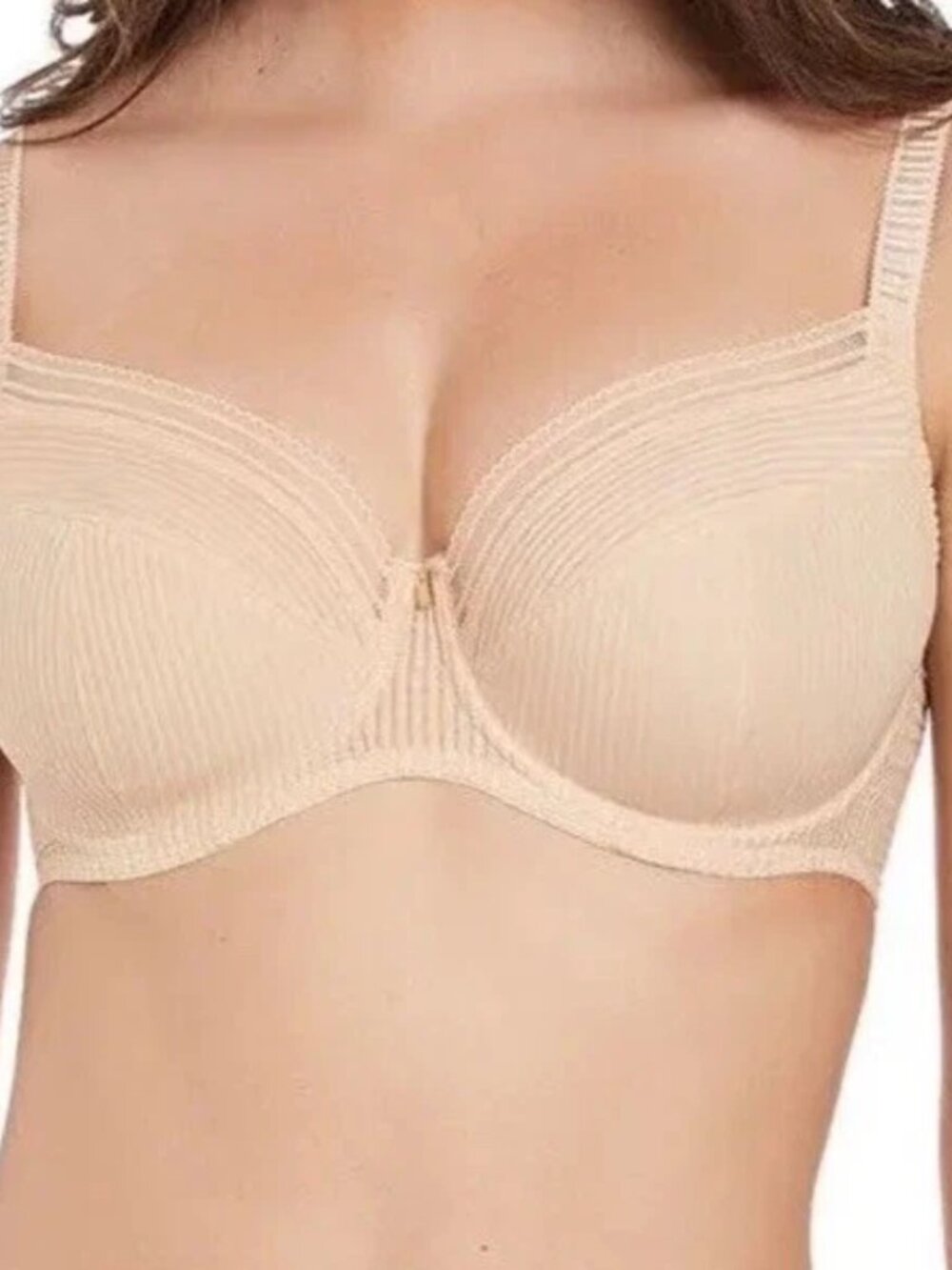 Fantasie 3091 Underwire Fusion Side Support Full Coverage Sand 34DDD EUC